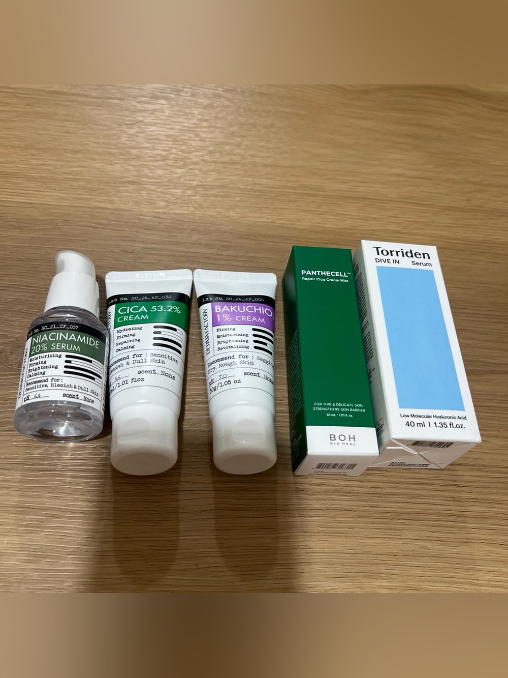 K-beauty: Skincare routine set